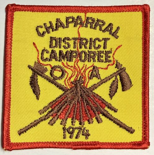 Royal Rangers Patch Chaparral District Camporee 1974 Vintage Collectible