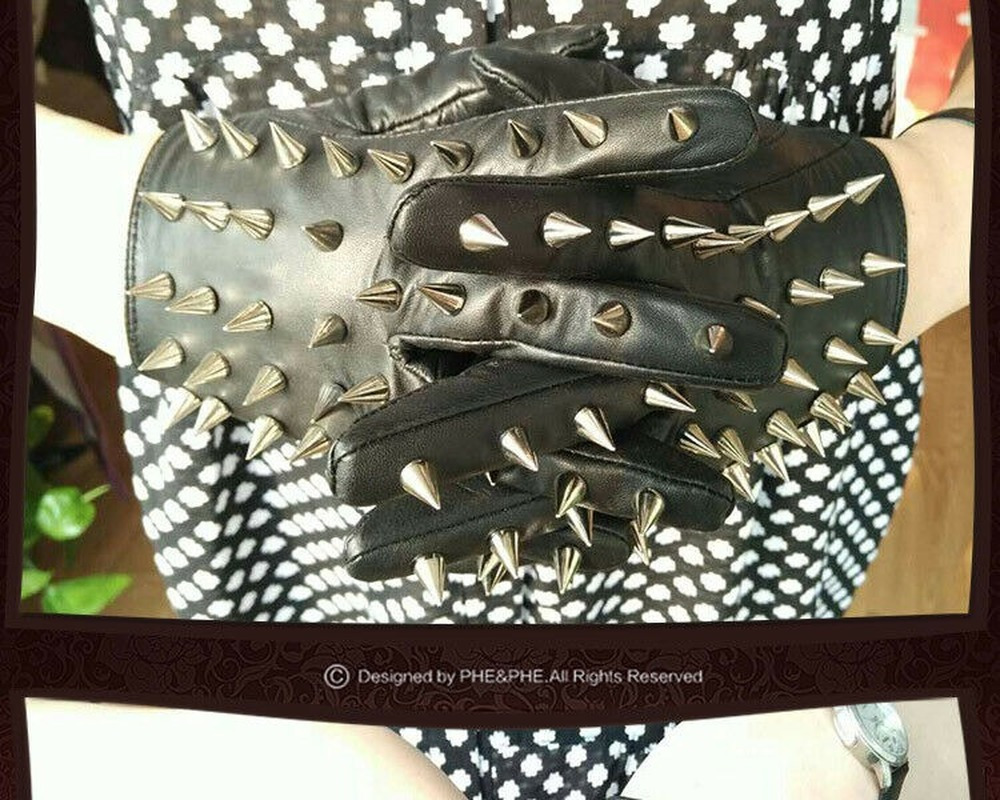 Women's Rivet Gloves, Kung Fu Gloves, Protective Gloves-collection
