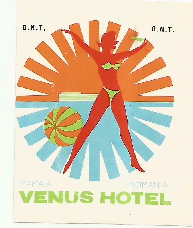 Hotel Venus Luggage Romania Label (mamaia)