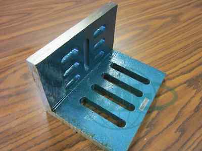 Slotted Angle Plate Open End 12x9x8" High Tensil Cast Iron Accurate Ground--new