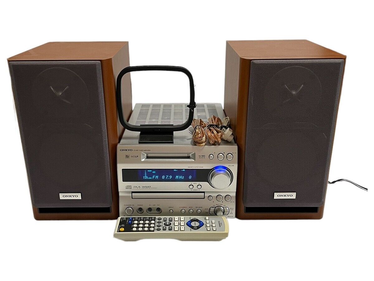 Onkyo Fr-n7tx Stereo Hi-md Onkyo N7x Cd Md Tuner Amplifier Rare F/s