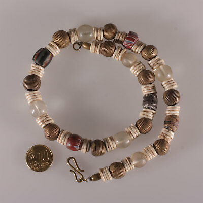 8143 Fine Necklace With Old Handelsperlen