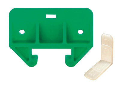 Slide-Co 22495 Drawer Track Guide & Glides, 1-1/8 Inch, Plastic, Green