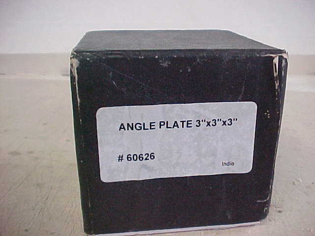 3" X 3" X 3" Precision Ground Angle Plate Webbed #60626