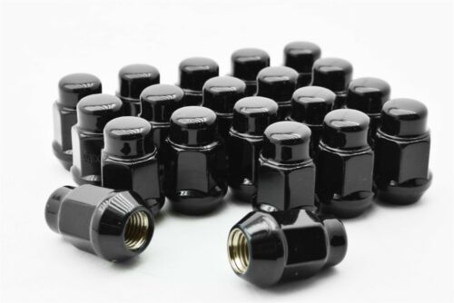 20pc Black Bulge Acorn Lug Nuts | M12x1.5 | Fits: Honda Jdm Acura
