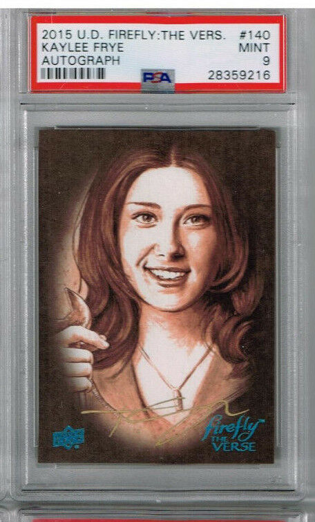 2015 Upper Deck Firefly: The Vers Kaylee Frye Auto Psa 9  Auto By Tim Shay