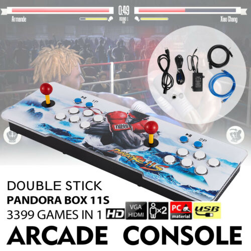 New 3399 In 1 Pandora Box 11s Retro Video Games Double Stick Arcade Console