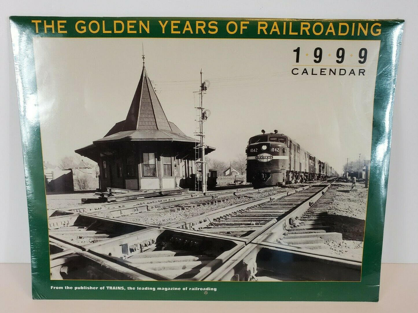 The Golden Years Of Railroading 1999 Vintage Calendar Trains New Sealed