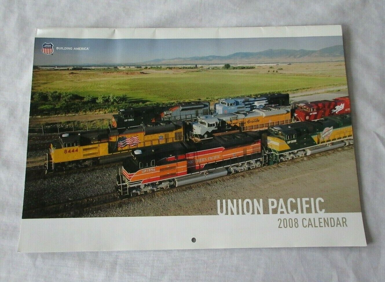 Union Pacific 2008 Railroad Train Calendar Unused