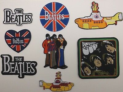 The Beatles Embroidered Patch Patches~many Versions~quality~iron On Sew~collect