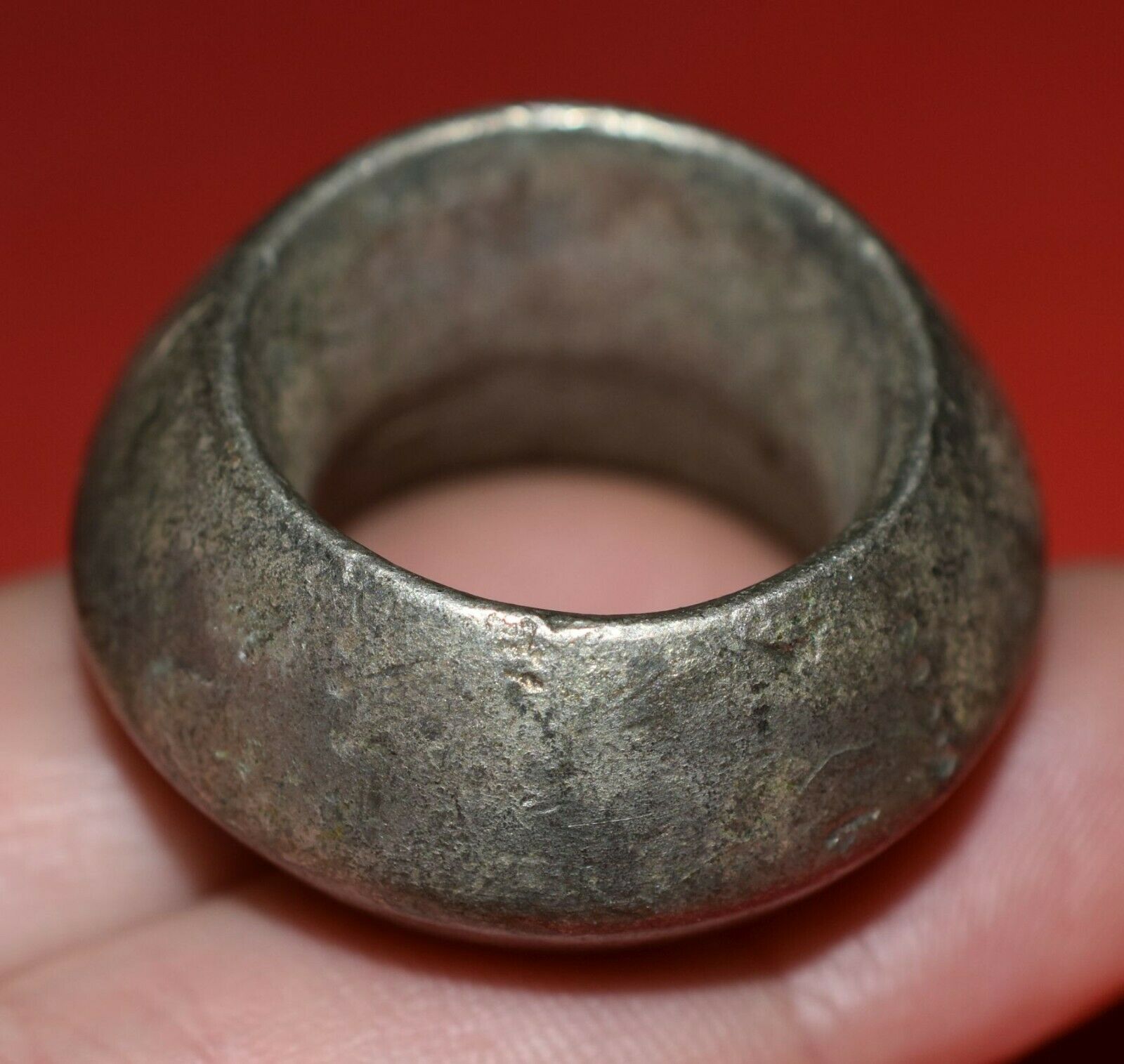 Antique Ethiopian Tribally Made Mixed Metal Ring Ethiopia Africa, Ring Size 8