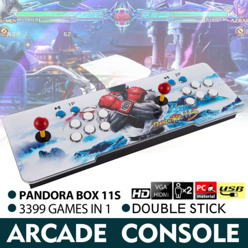 3399 in 1 Pandora Box 11s 2D/3D Retro Video Games Double Stick Arcade Console