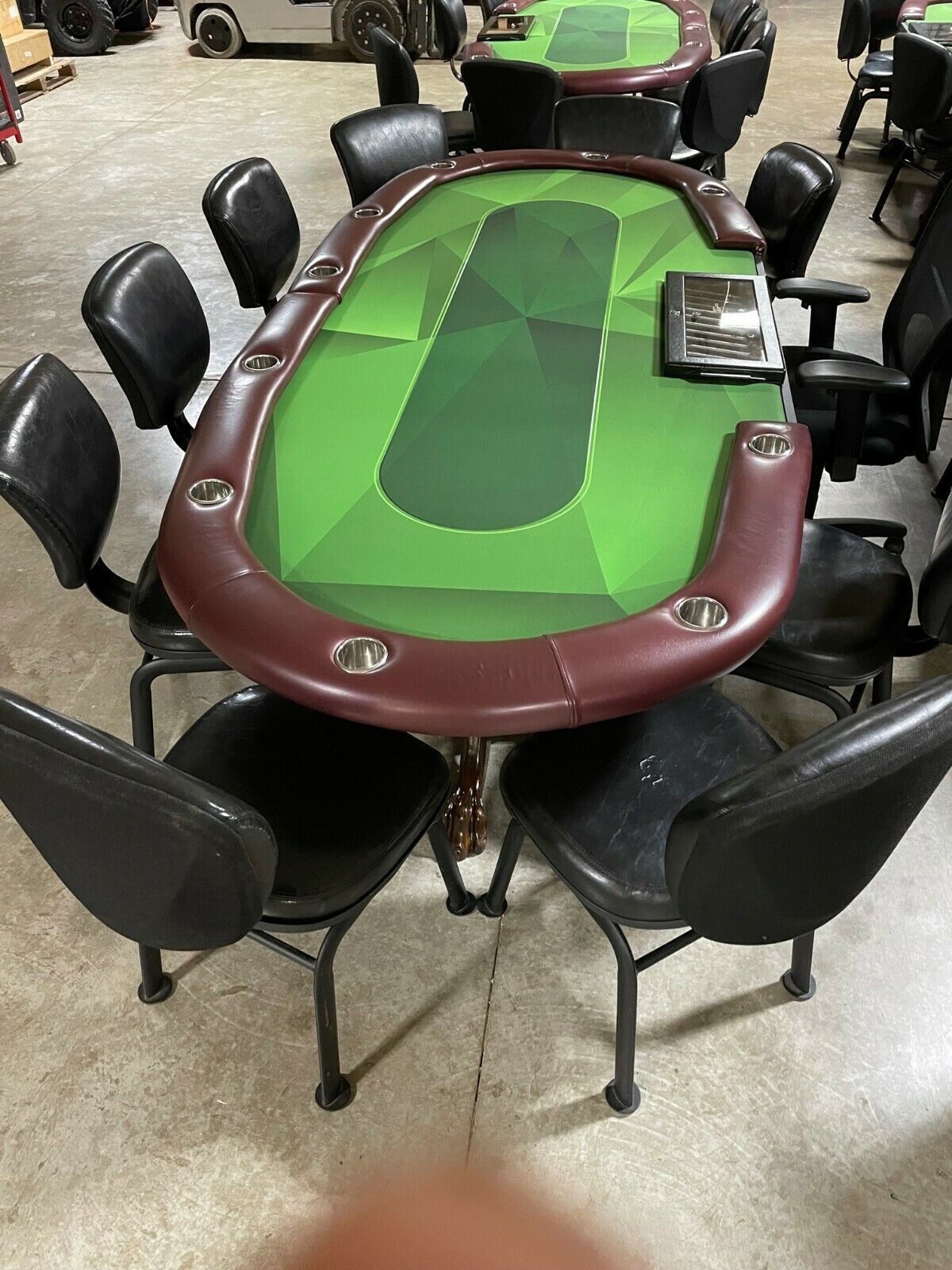 Poker Table & 10-chairs
