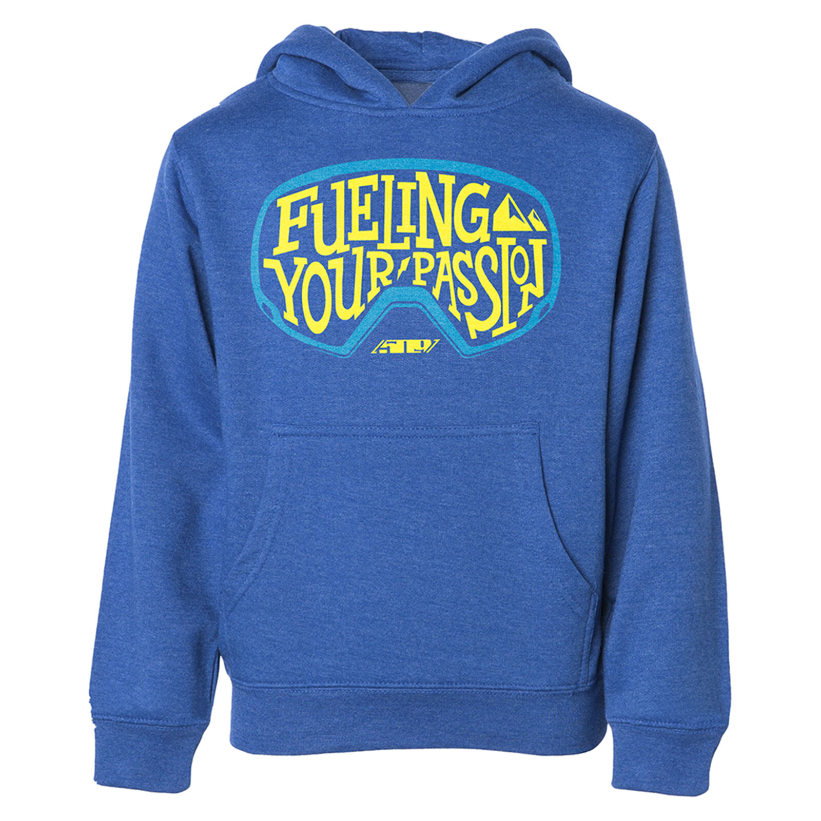 509 Royal Blue Youth Fueling Your Passion Graphic Pullover Hoodie Hoody