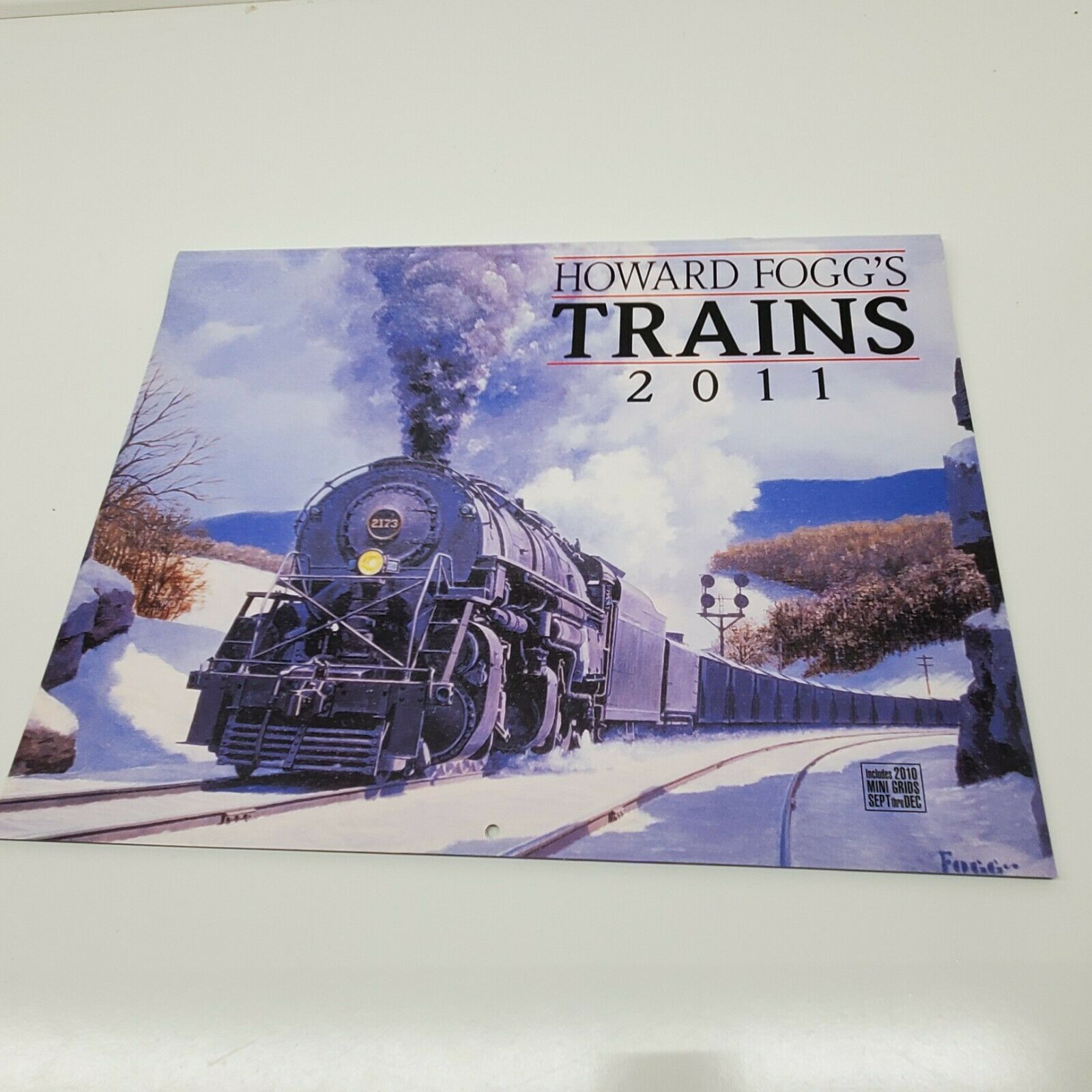 Trains Railroads Wall Art Calendar Howard Fogg Railway 2011 (gd)