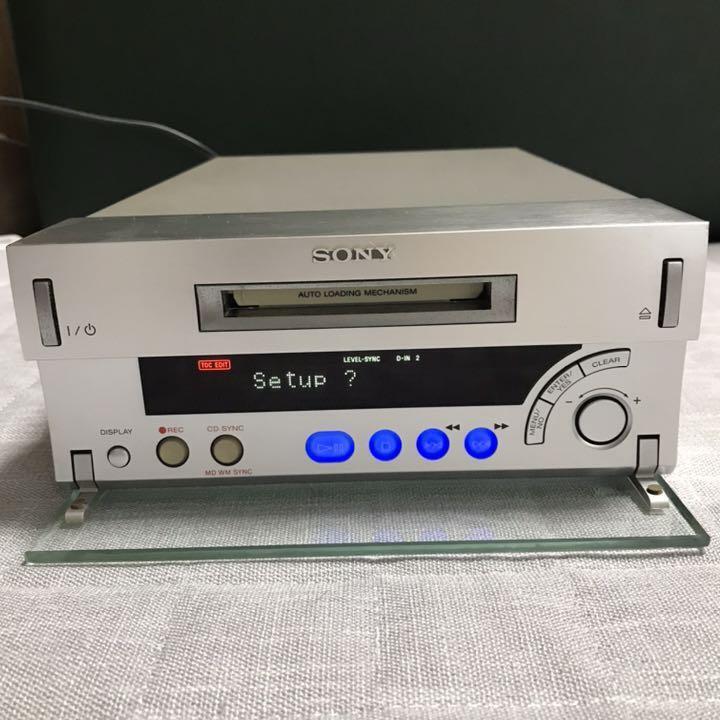 SONY MDS-SD1 Minidisc MD Deck Player Recorder Audio 100V Used Good Working