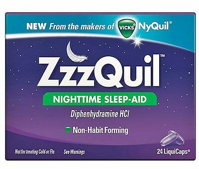 Zzzquil Nighttime Sleep Aid 24ct -expiration Date 09-2021