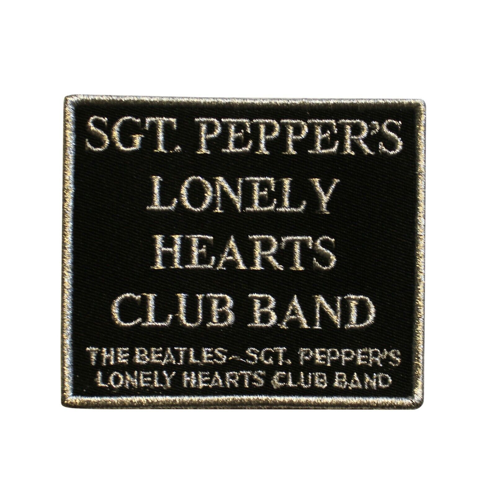 The Beatles Sgt Peppers Lonely Hearts Club Band Embroidered Sew On Patch - 075-C