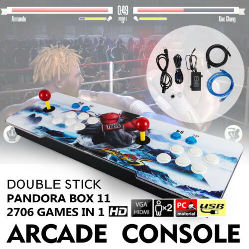 New Pandora Box 11s 2706 In 1 Retro Video Games Double Stick Arcade Console