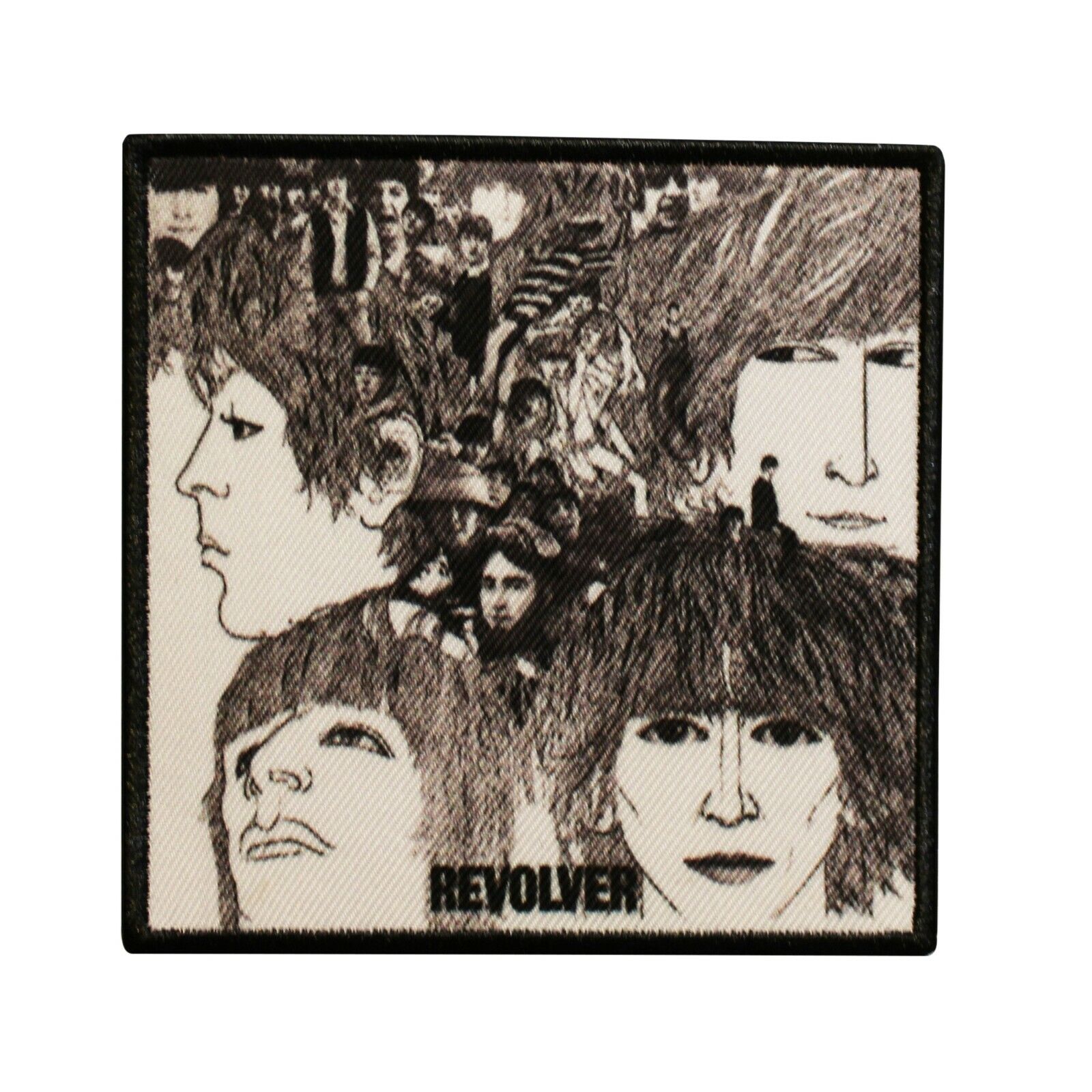 The Beatles Revolver Printed Sew On Patch - 074-l