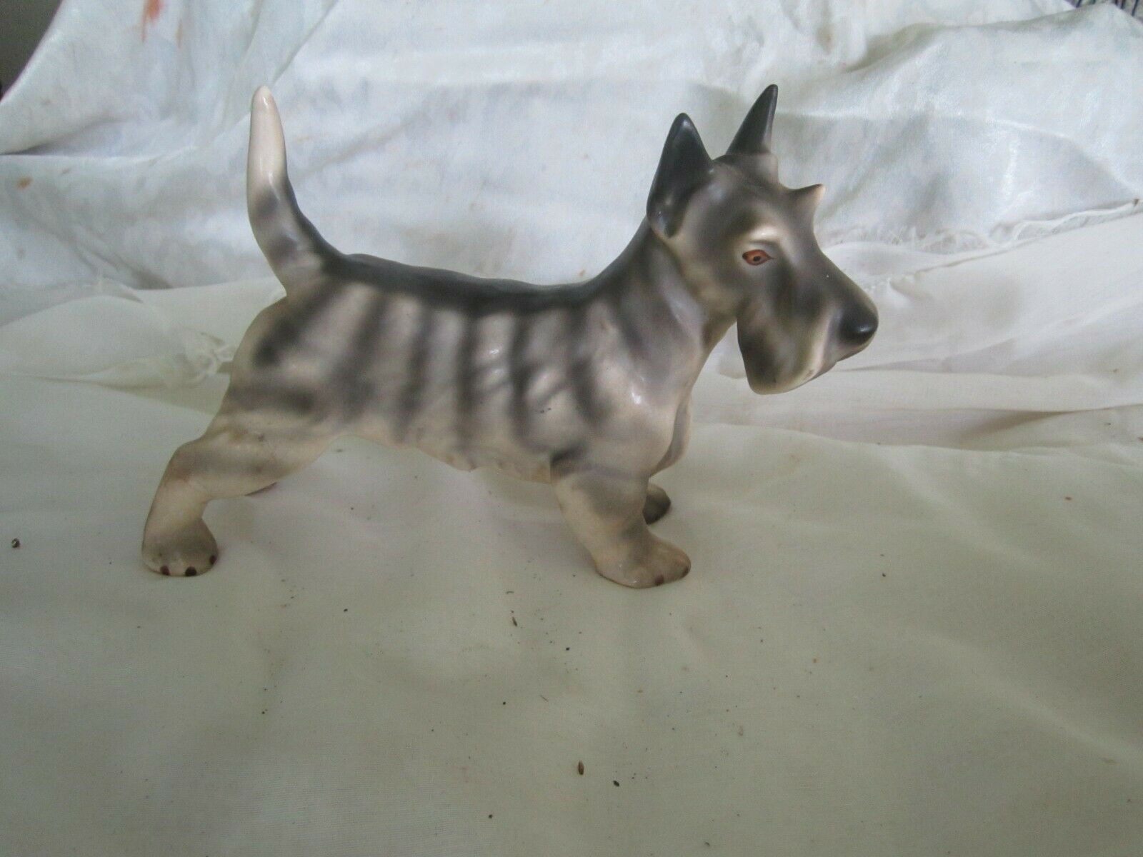 Vintage Porcelain Scottish Terrier Scottie Dog Figurine Coventry # 5043a