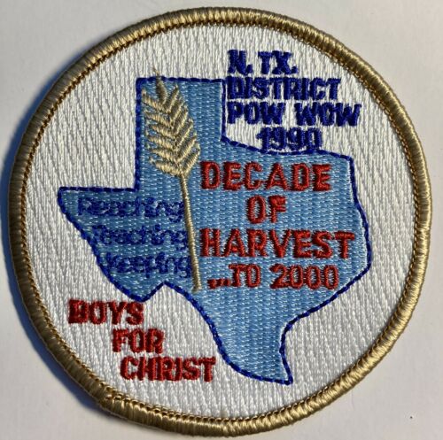 Royal Rangers 2000 N Tx Pow Wow Decade Of Harvest Vintage Collectible