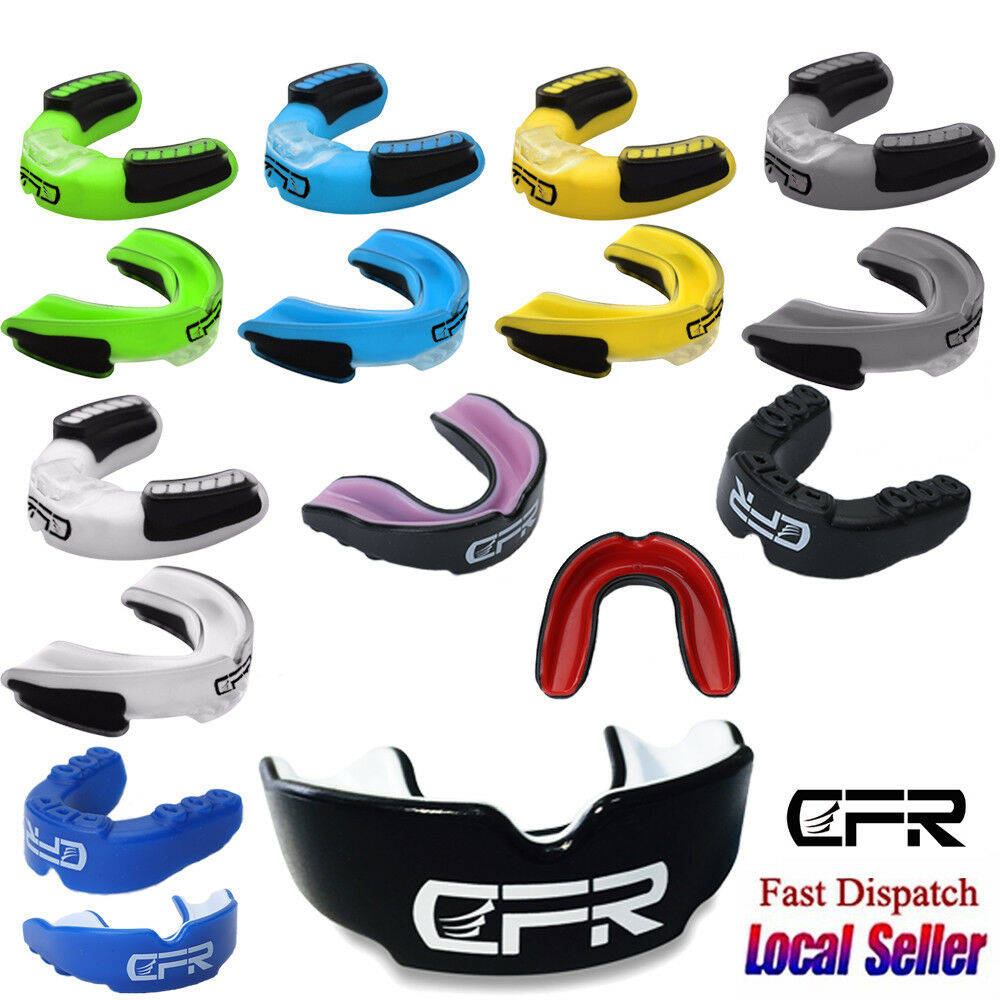 Gel Gum Shield Mouth Guard Case Teeth Grinding Boxing MMA Sports for Kids/Adults