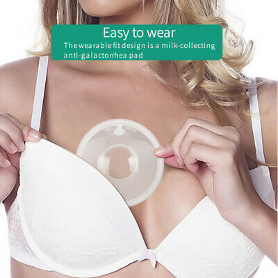 2PC Breast Milk Collector Breast Shells Saver Reusable Breastfeeding Nursing Cup