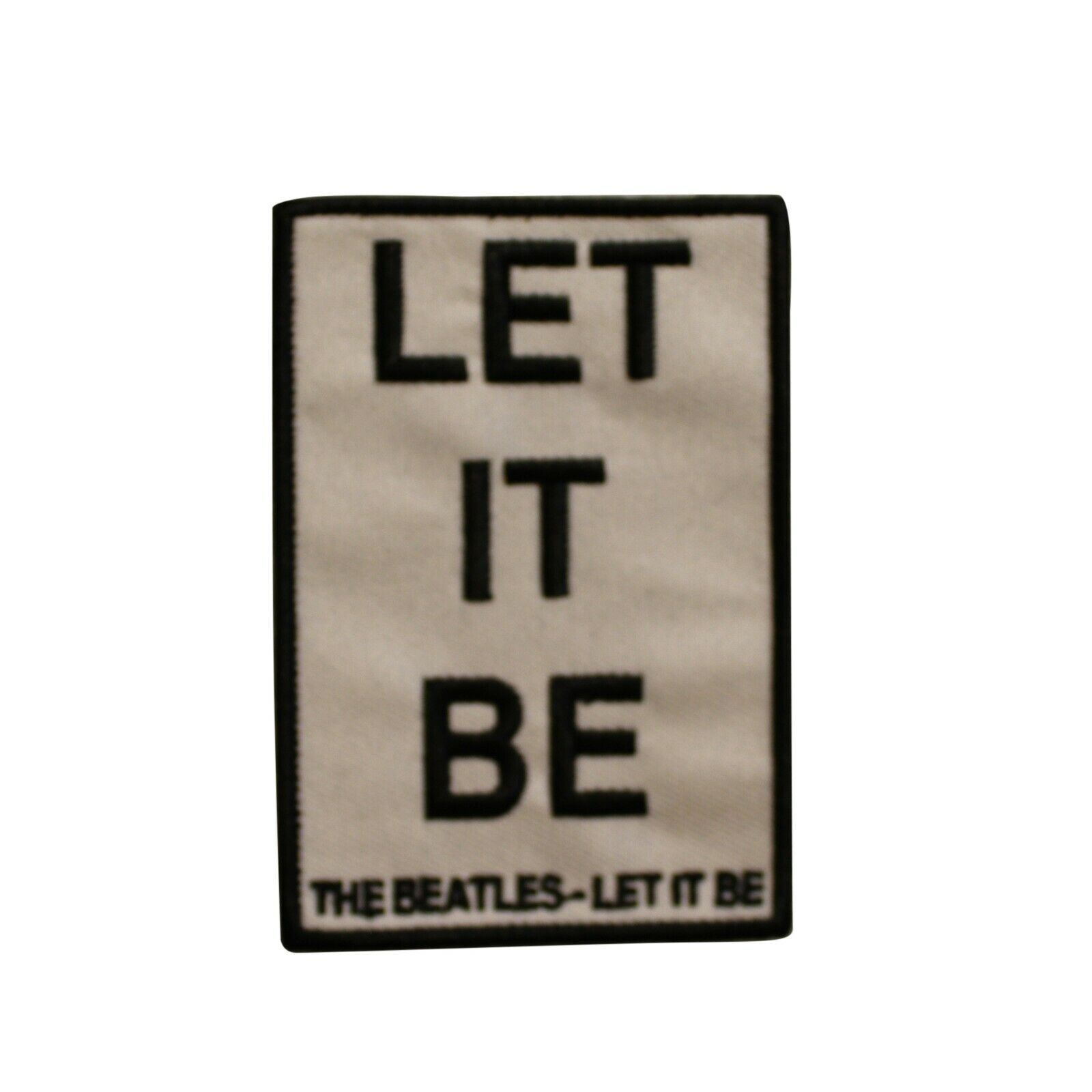 The Beatles Let It Be Embroidered Sew On Patch - 075-R