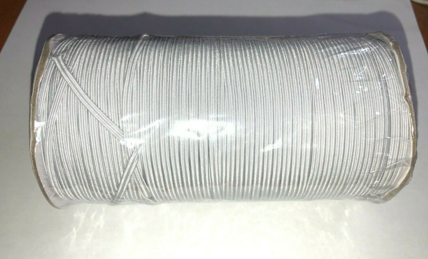 Elastic 1/8" 3mm 288 Yards Braided White New In Packaged Roll