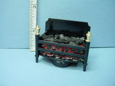 Miniature Battery Op. Fireplace Light #t22 Flickering Insert/coal