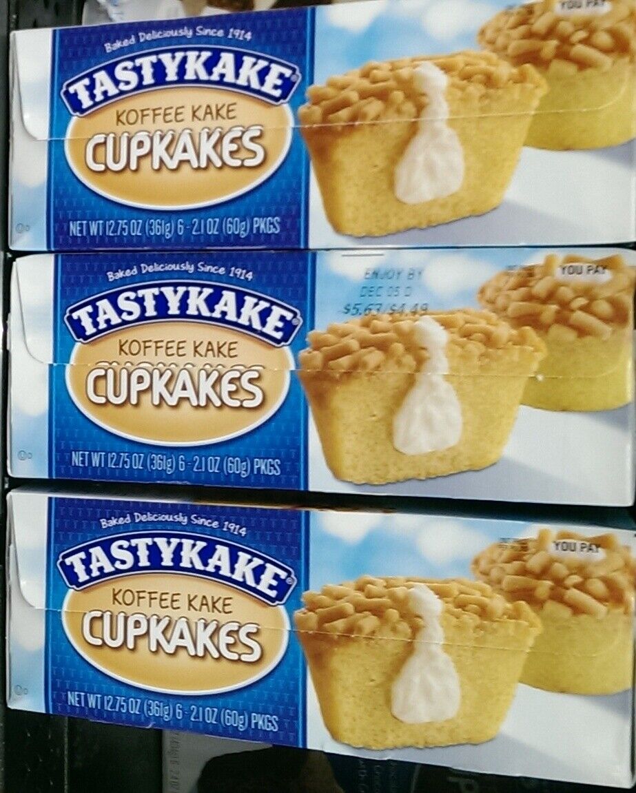 Tastykake~ Cream Filled Koffee Cupcake Package