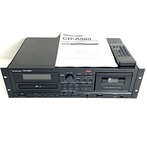 Tascam Cd-A580 V2 Professional Cassette Recorder/Cd Player/Usb Memory Recorder
